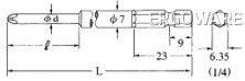 Bit křížový V-17 (3.5x30l)-No.1-(7)-75