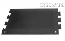 ESD zámková protiúnavová podlahová rohož, sada 3 ks, rozměr 600x900x17cm, černá