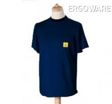 ESD triko s krátkým rukávem StaticTec, námořnická modrá, XXL