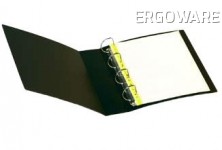 ESD čtyřkroužkový pořadač StaticTec, A4, 65mm, černý