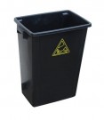 OEM PR - ESD odpadkový koš StaticTec, 60l, 460x310x600mm, černý