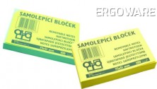 Samolepící bloček AURO 75 x 51mm barevný 100 listů