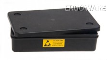 ESD krabička StaticTec, s víkem, 202x123x50mm, černá