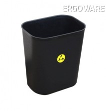 ESD odpadkový koš StaticTec, 16l, 280x220x310mm, černý