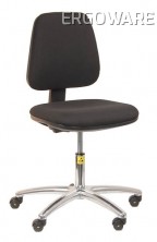 ESD židle Standard StaticTec, kolečka, černá