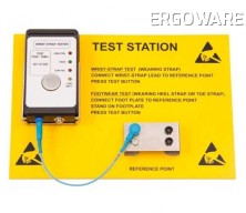 ESD testovací stanice StaticTec pro kontrolu ESD náramků a obuvi, sada