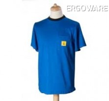 ESD triko s krátkým rukávem StaticTec, modré, XS