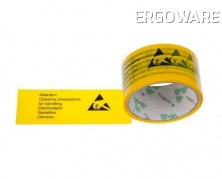 ESD lepicí páska StaticTec, s anglickými nápisy, šíře 50mm, délka 33m