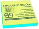  - Samolepící bloček AURO 75 x 75mm barevný 100 listů