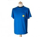 OEM PR - ESD triko s krátkým rukávem StaticTec, modré, L