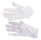 OEM PR - ESD pracovní rukavice StaticTec, s PVC tečkami, textilní, bílé, velikost L, 10 párů/bal